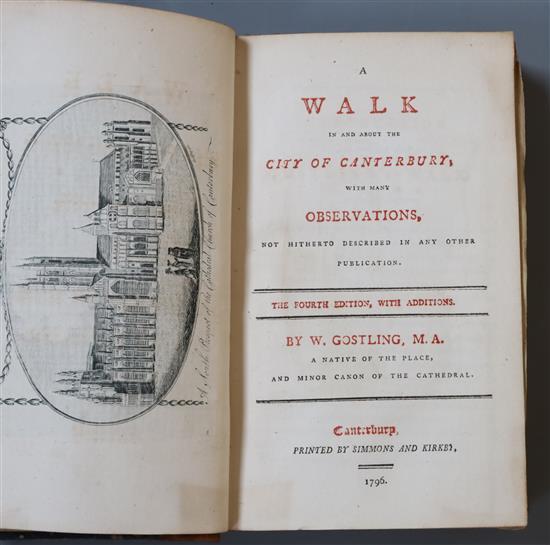 CANTERBURY: Gostling, W - A Walk in and about the City of Canterbury with Many Observations Not Hitherto Described in